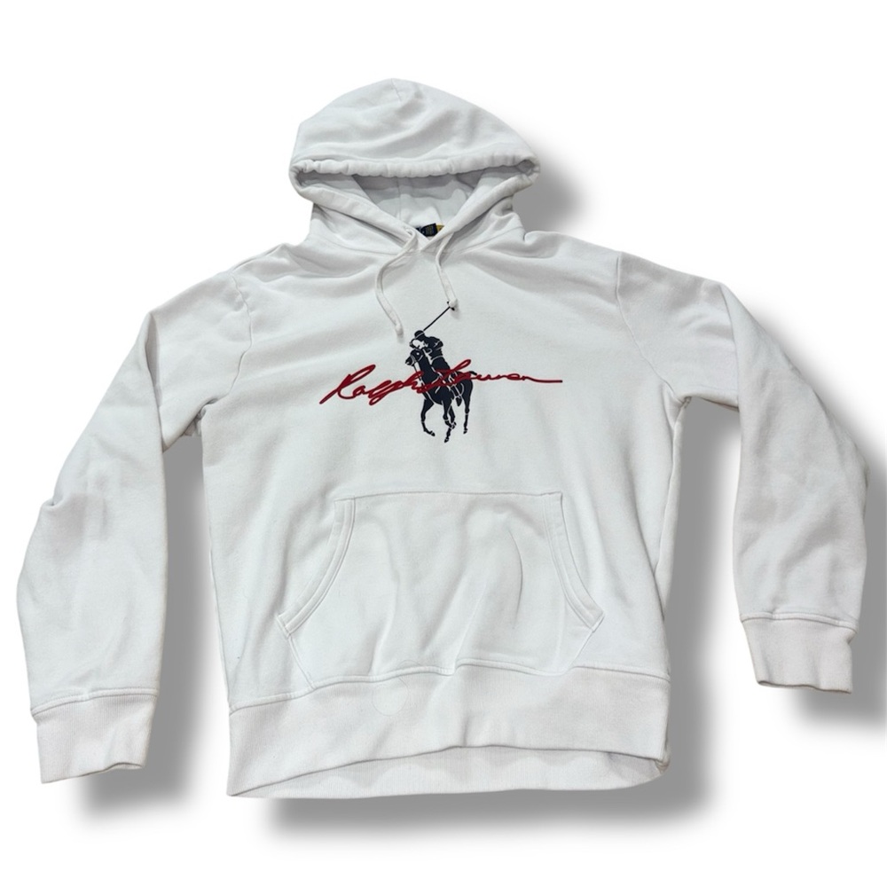 Ralph Lauren White Hoodie